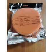 WOOSTE Полировальник на липучке плоский 150мм оранжевый