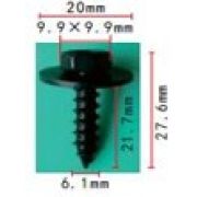 Крепеж металлический Т-5033, 25 шт