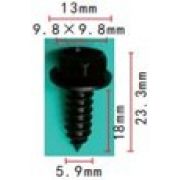 Крепеж металлический Т-5052, 25 шт