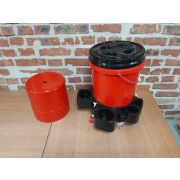 Ведро для мойки на колесиках со стулом для детейлинга Китай