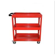 Стол для инструмента на колесиках металл красный Китай