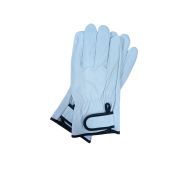 Перчатки кожанные белые XXL Китай