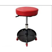 Стул на колесиках с газлифтом красный мягкий Китай