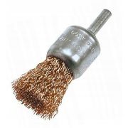 Кисточка щетка латунированная 25мм