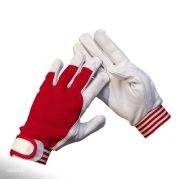 Перчатки кожанные, комбинированные XL Китай