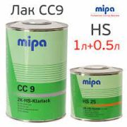 MIPA Лак HS CC9  + отв. HS25 1л+0,5л