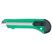 Oasis Нож канцелярский зеленый лезвие 18мм