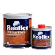 REOFLEX Грунт HS 2К (4+1) F06 акрил.+отв. (0,8л+0,2л) ЧЕРНЫЙ