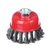 Корщетка на УШМ чашка стальная 90мм М14