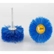 Щетка-ёршик для дрели пластиковая со шпилькой Р80 (Китай)