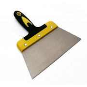 Шпатель металлический, пластиковая ручка 195мм Китай
