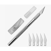 Нож-скальпель 5 лезвий в комп. Китай